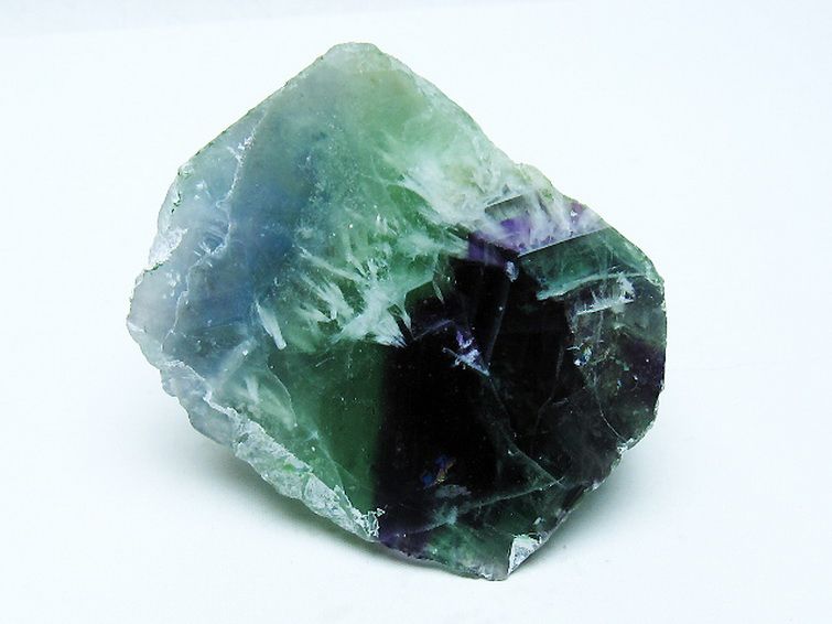 エンジェルフェザー フローライト 原石 [t599-2866] 1枚目