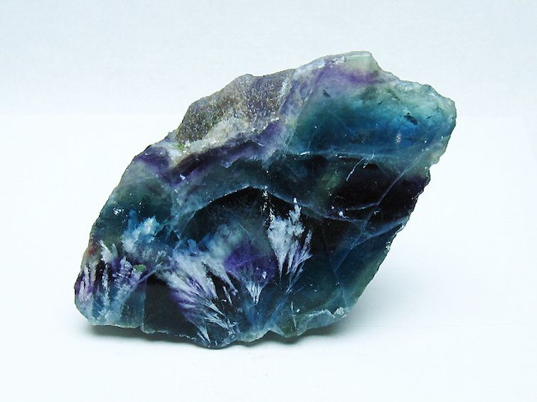 エンジェルフェザー フローライト 原石 [t599-2869] 1枚目