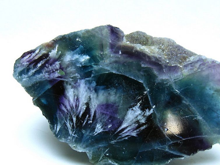 エンジェルフェザー フローライト 原石 [t599-2869] 2枚目