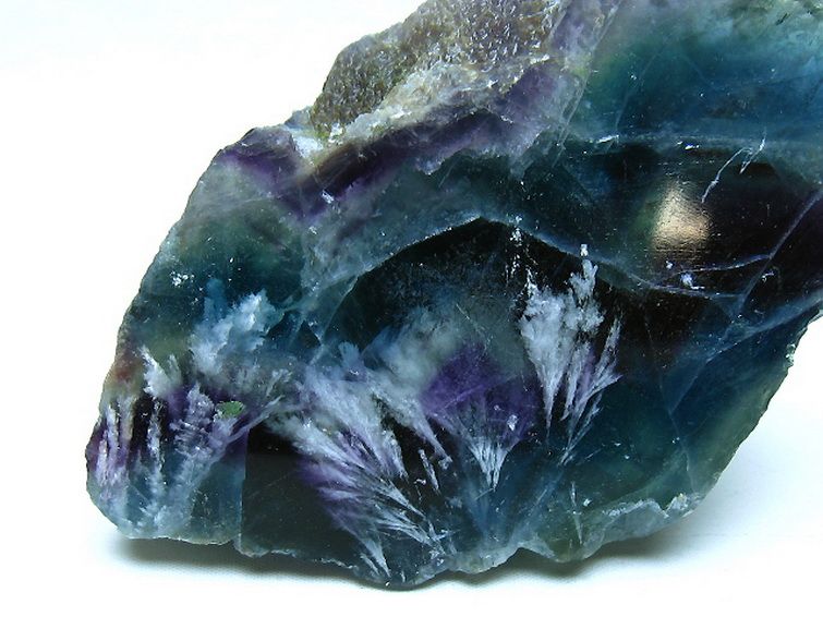 エンジェルフェザー フローライト 原石 [t599-2869] 3枚目