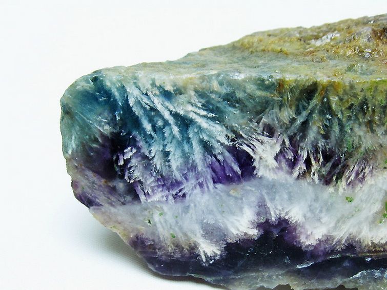 エンジェルフェザー フローライト 原石 [t599-2872] 2枚目