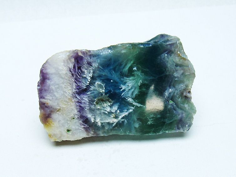 エンジェルフェザー フローライト 原石 [t599-2875] 1枚目