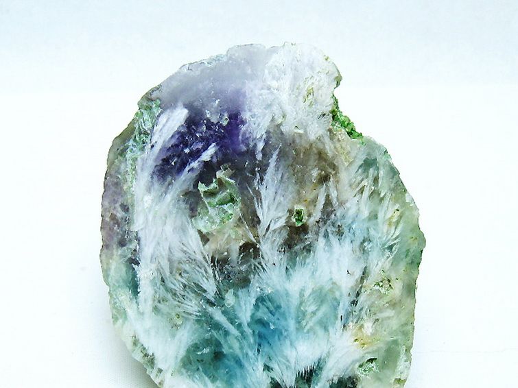 エンジェルフェザー フローライト 原石 [t599-2876] 2枚目