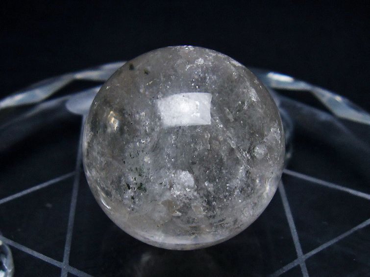 ヒマラヤ水晶 丸玉 七星陣 30mm [t602-2507] 3枚目