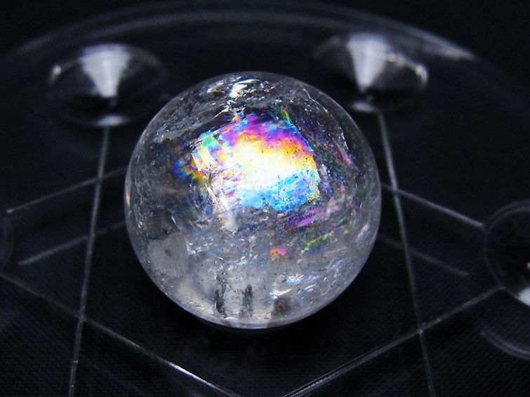 ヒマラヤ水晶 丸玉 七星陣 25mm [t602-2597] 3枚目