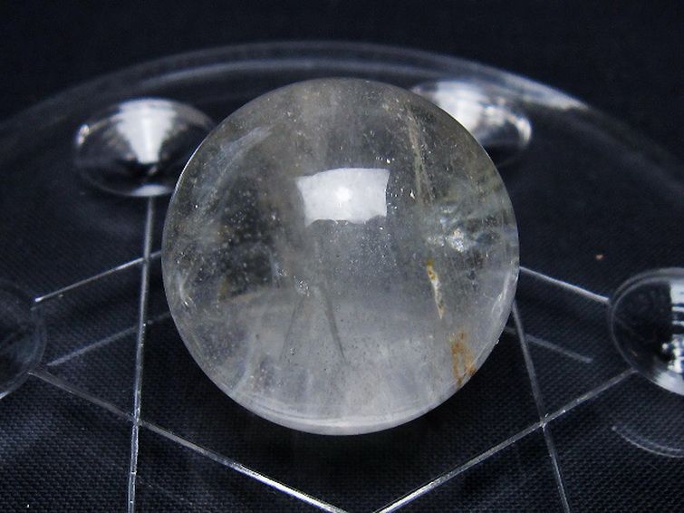 ヒマラヤ水晶 丸玉 七星陣 26mm [t602-2612] 3枚目