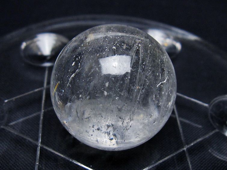 ヒマラヤ水晶 丸玉 七星陣 25mm [t602-2617] 3枚目