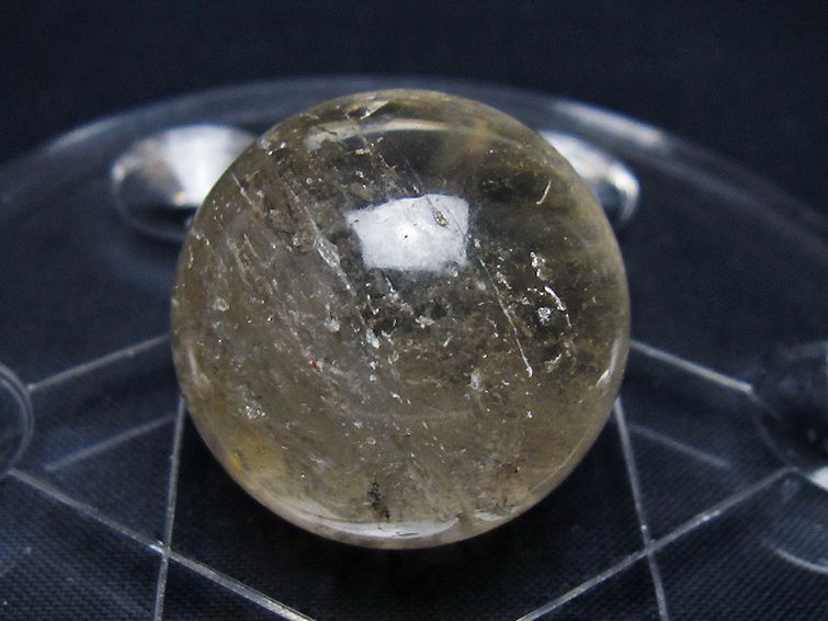 ヒマラヤ水晶 丸玉 七星陣 26mm [t602-2701] 3枚目