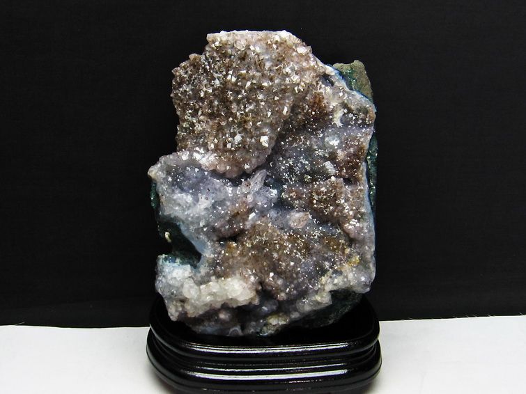 アメジスト クラスター 約2.1キログラム 木製台座付き ブラジル産形AAA級 アメジスト クラスター 1.9kg ブラジル産｜天然石 通販 キラリ石