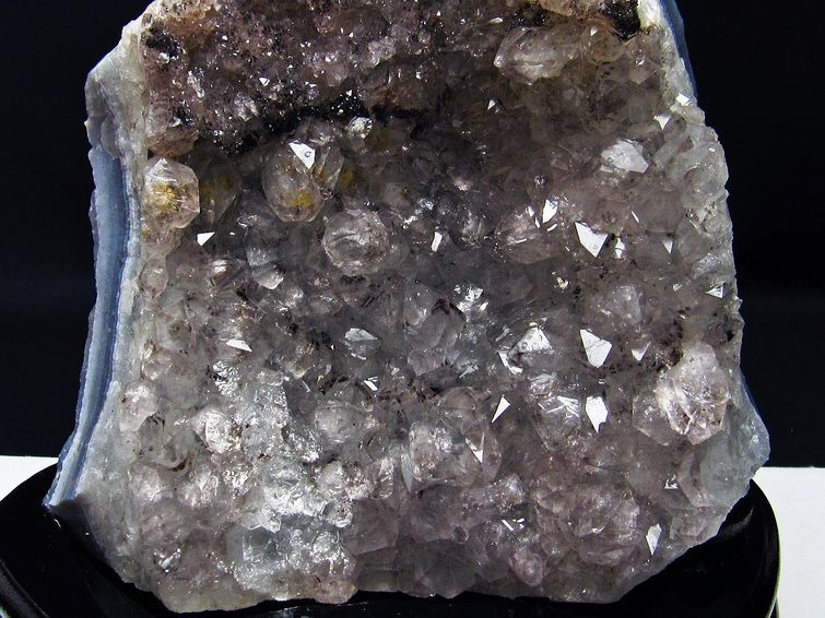 3.1Kg ブラジル産 アメジストクラスター 台座付き[T603-9281] 2枚目