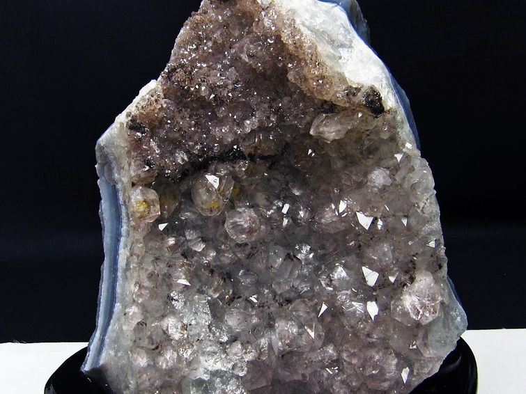 3.1Kg ブラジル産 アメジストクラスター 台座付き[T603-9281] 3枚目