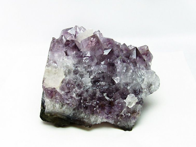 2Kg ウルグアイ産 カルサイトアメジストクラスター [t603-9461] 1枚目