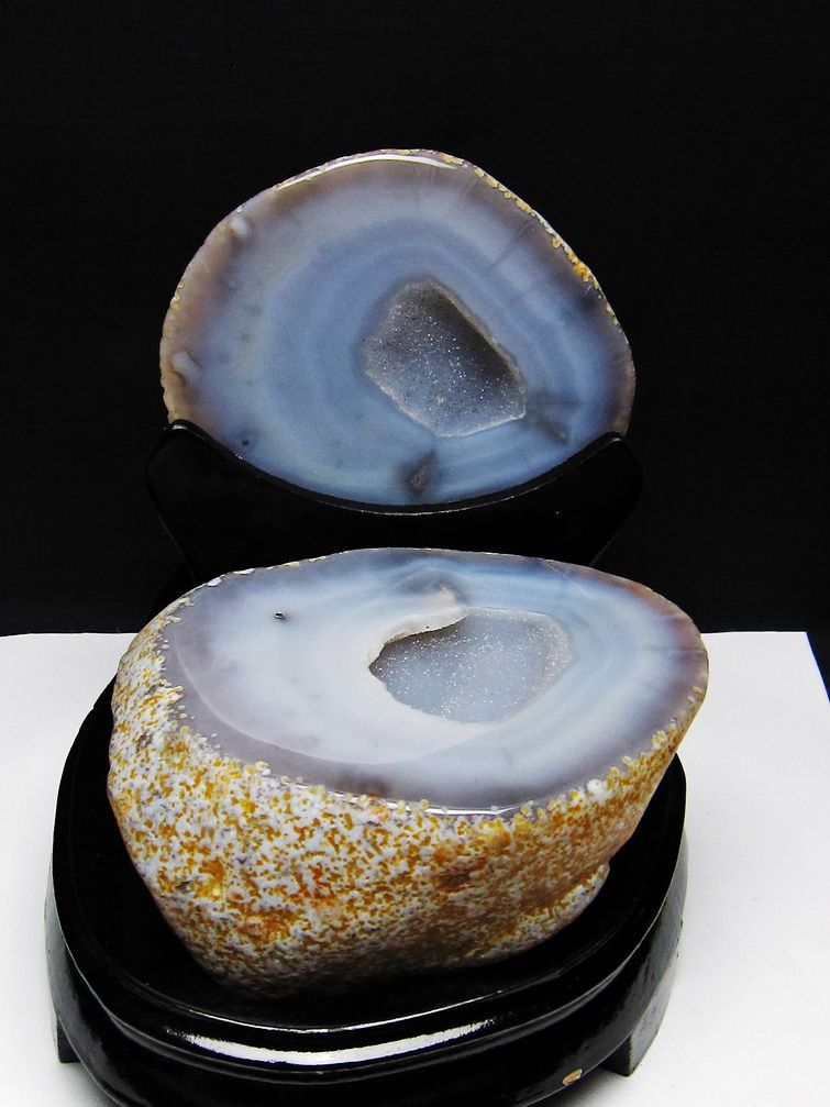 2Kg ペア水晶トレジャーメノウ [t604-7662] 1枚目