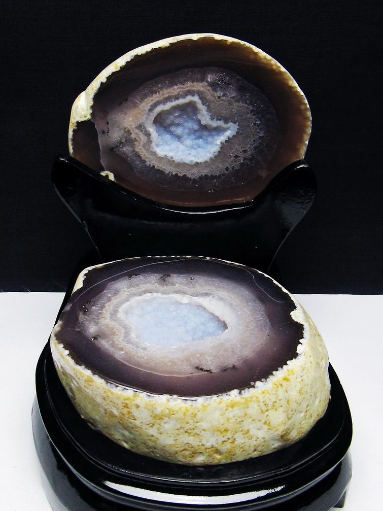 1Kg ペア水晶トレジャーメノウ [t604-7682] 1枚目