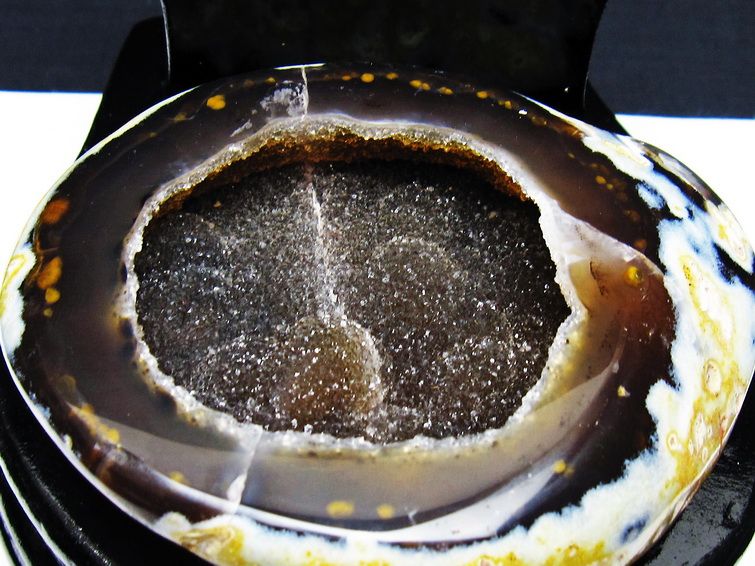 ペア水晶トレジャーメノウ[T604-7695] 2枚目