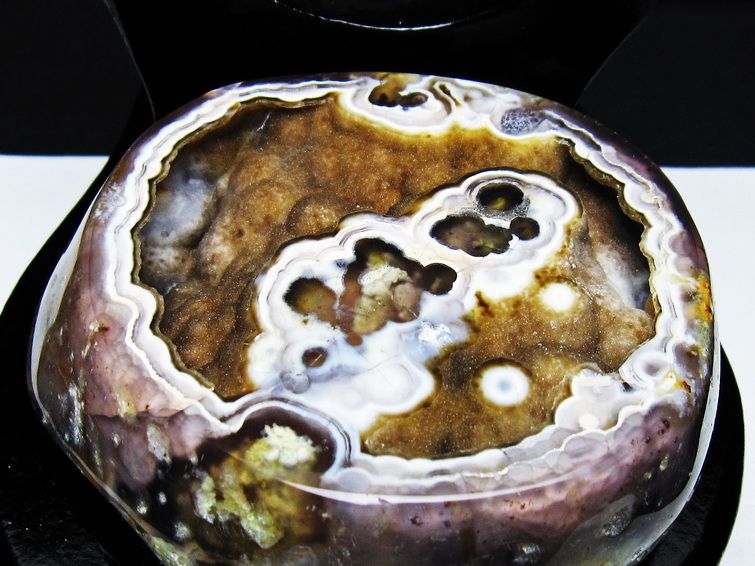 ペア水晶トレジャーメノウ[T604-7699] 2枚目