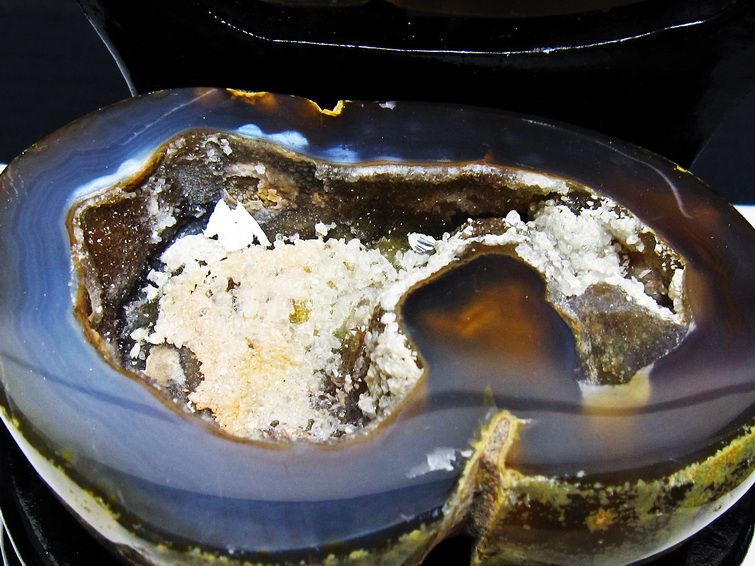 ペア水晶トレジャーメノウ[T604-7702] 2枚目