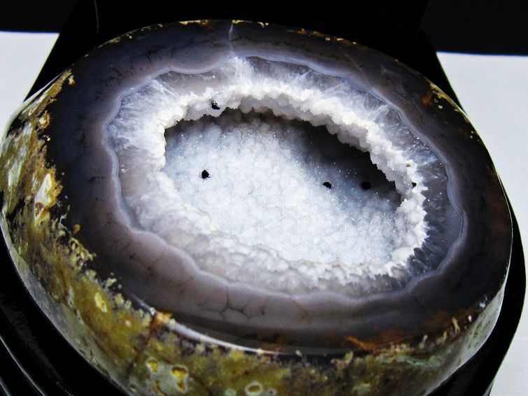 ペア水晶トレジャーメノウ[T604-7715] 2枚目