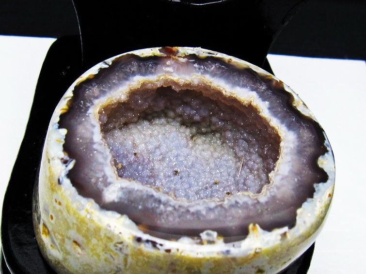 ペア水晶トレジャーメノウ[T604-7718] 2枚目