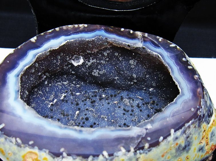 ペア水晶トレジャーメノウ[T604-7723] 2枚目