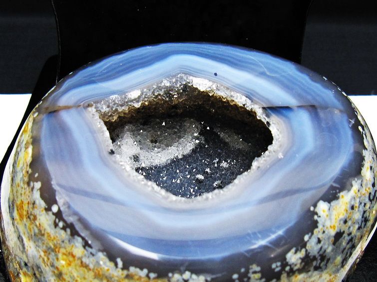 1.1Kg ペア水晶トレジャーメノウ[T604-7765] 2枚目