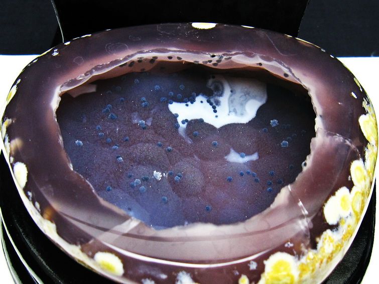 ペア水晶トレジャーメノウ[T604-7781] 2枚目