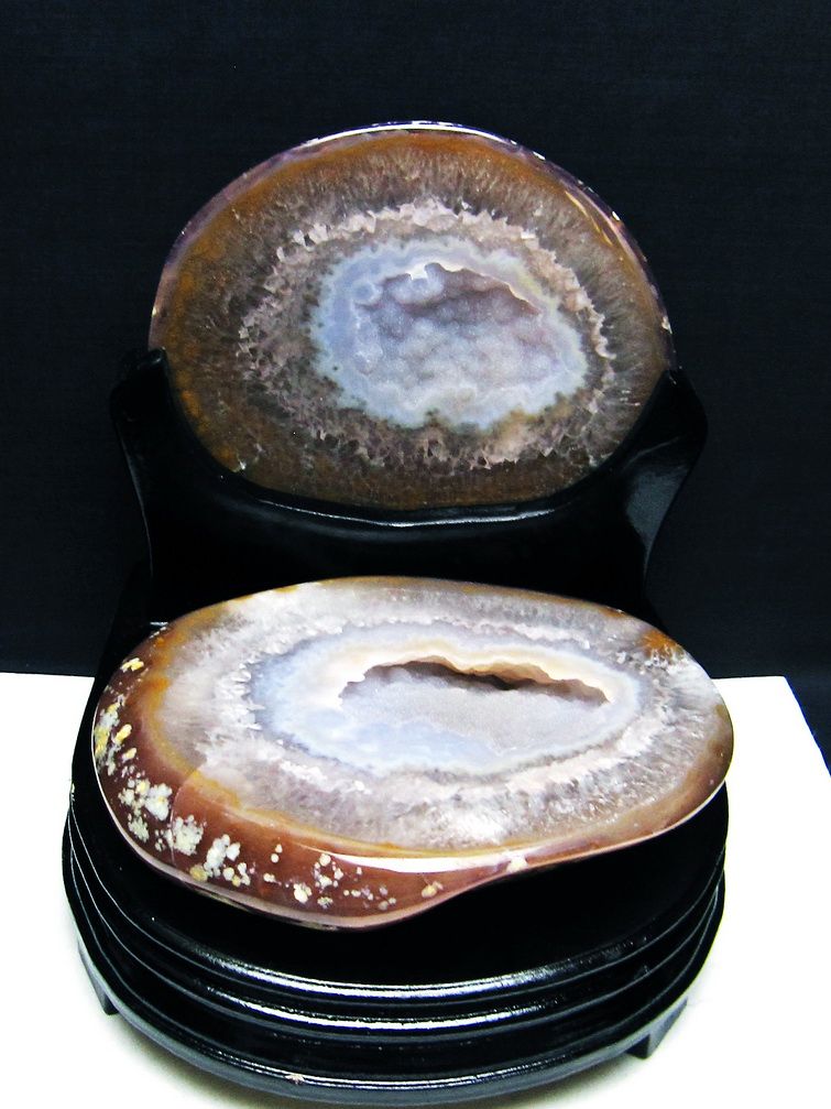 2.2Kg ペア水晶トレジャーメノウ [t604-7848] 1枚目