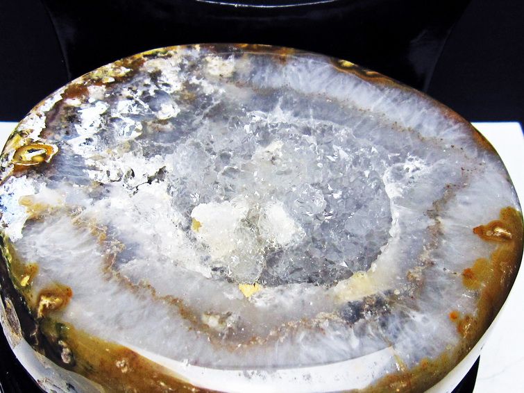 2.8Kg ペア水晶トレジャーメノウ [t604-7856] 2枚目