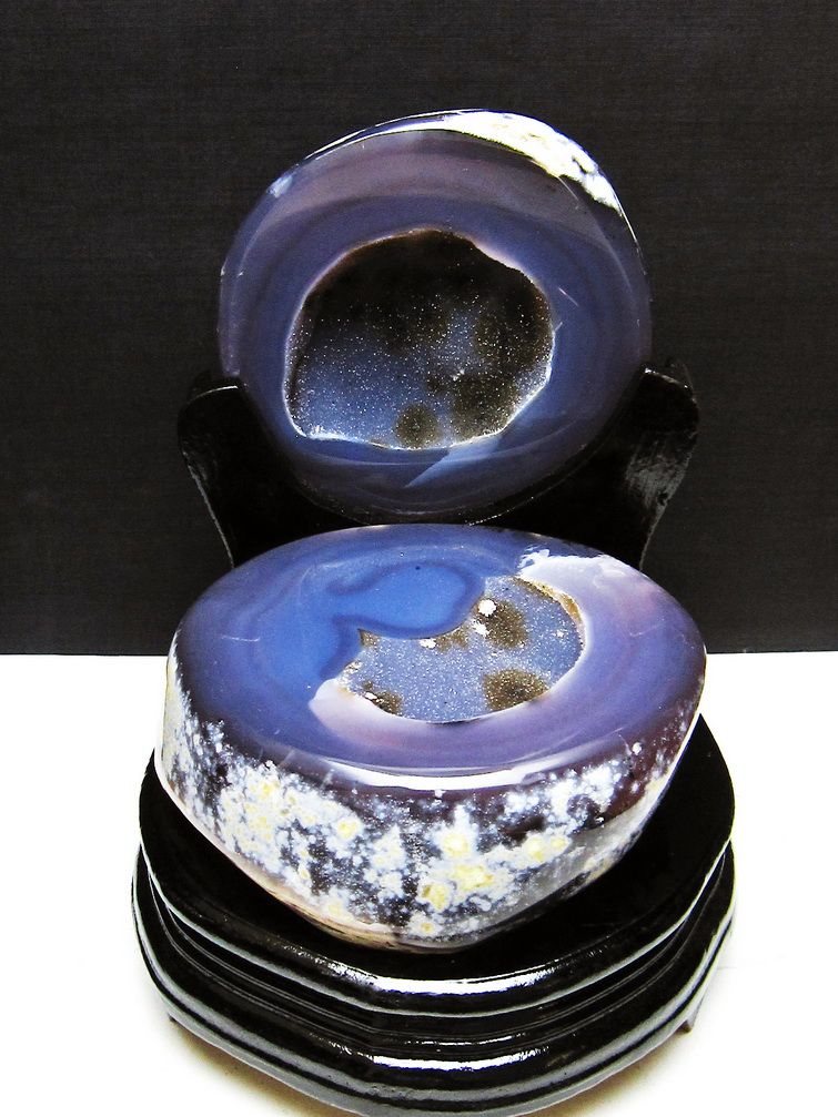 2.1Kg ペア水晶トレジャーメノウ [t604-7862] 1枚目