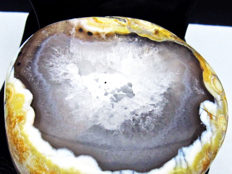 ペア水晶トレジャーメノウ [t604-7876] 2枚目