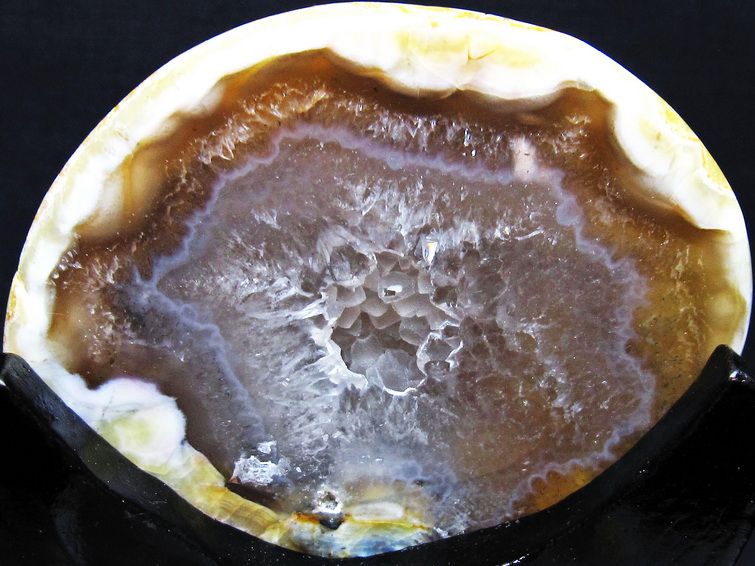 ペア水晶トレジャーメノウ [t604-7876] 3枚目