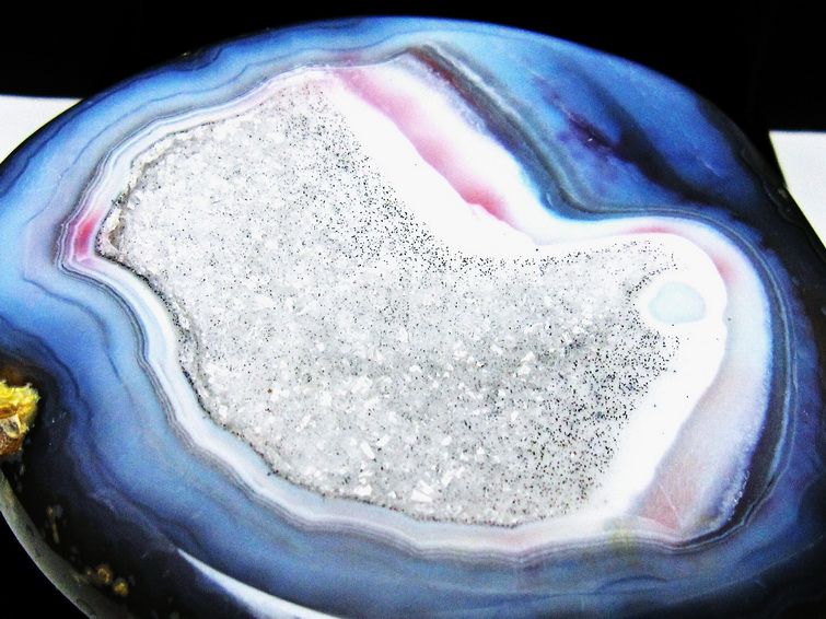 1.1Kg ペア水晶トレジャーメノウ [t604-7883] 2枚目