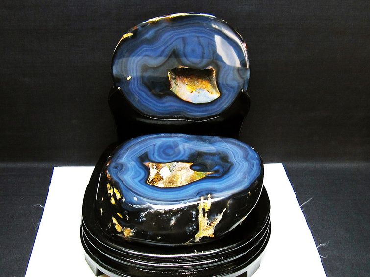 2.9Kg ペア水晶トレジャーメノウ [t604-7892] 1枚目