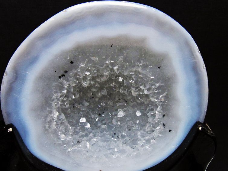 ペア水晶トレジャーメノウ [t604-7932] 3枚目