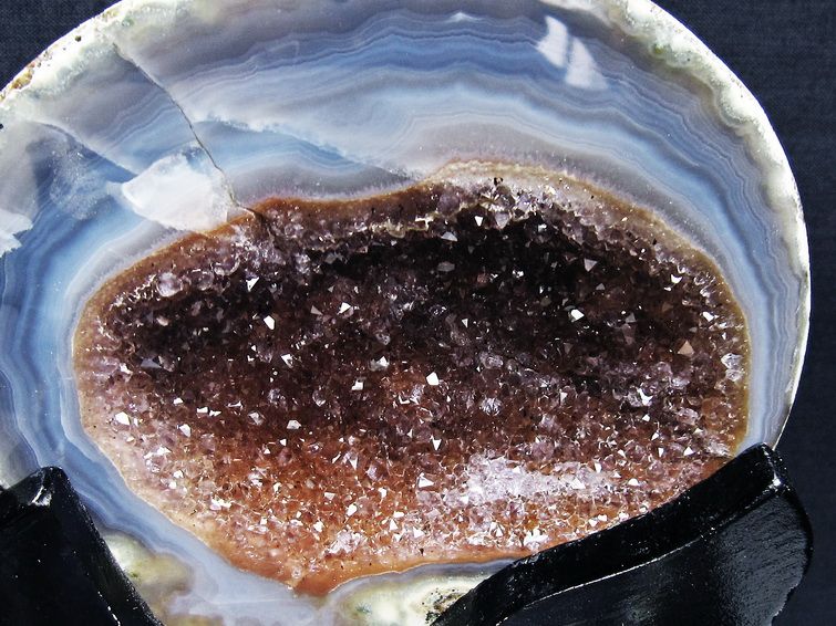 1.2Kg ペア水晶トレジャーメノウ [t604-7944] 3枚目