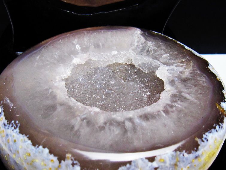 ペア水晶トレジャーメノウ [t604-7948] 2枚目