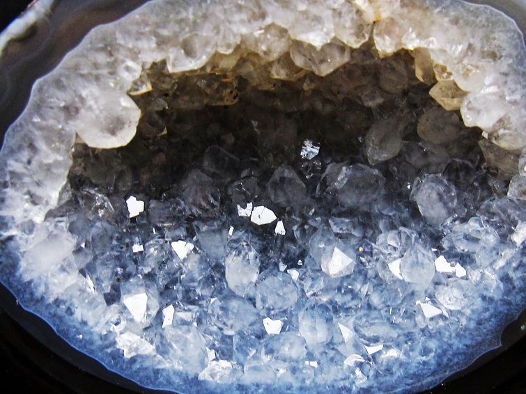 1.2Kg ペア水晶トレジャーメノウ [t604-7955] 3枚目