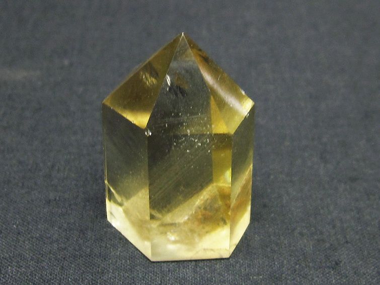 シトリン水晶ファントム 六角柱[T61-11578] 3枚目