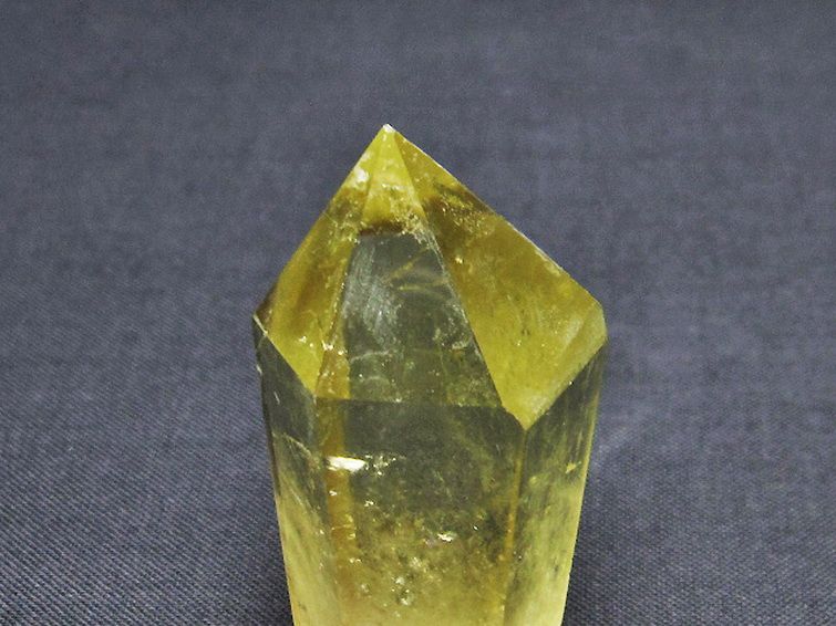 シトリン水晶 六角柱[T61-13326] 3枚目