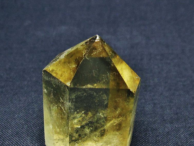 シトリン水晶 六角柱[T61-13342] 2枚目