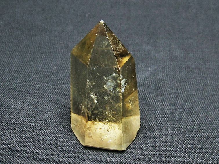 シトリン水晶 六角柱[T61-13346] 1枚目