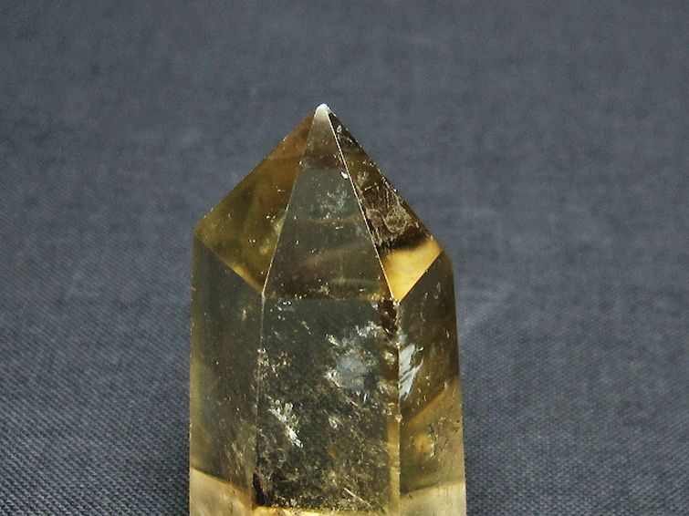 シトリン水晶 六角柱[T61-13346] 2枚目