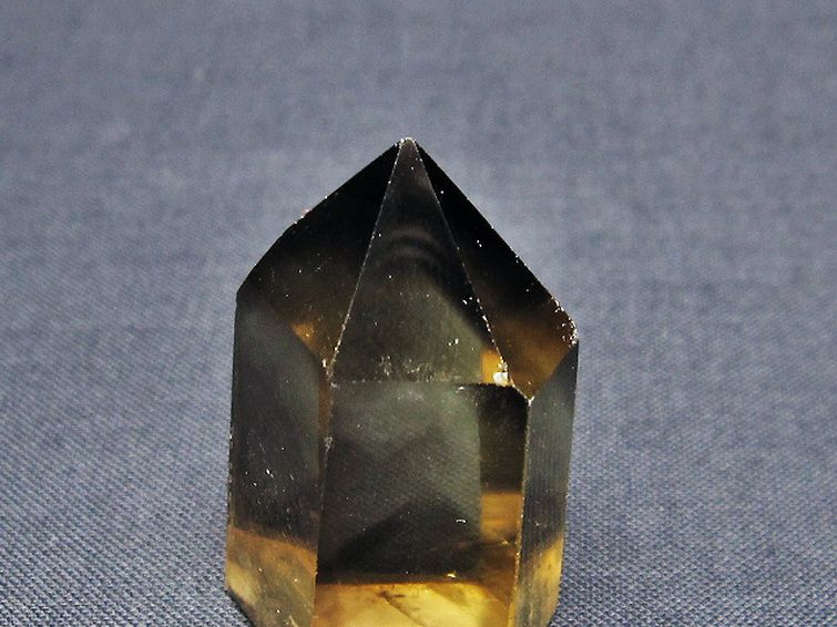 シトリン水晶ファントム 六角柱[T61-13383] 3枚目
