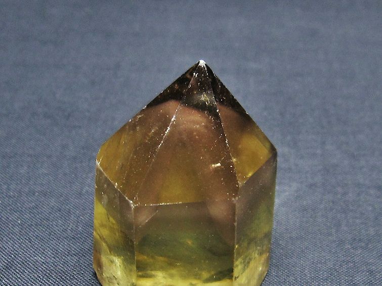 シトリン水晶  ガーデンファントム 六角柱[T61-13514] 3枚目