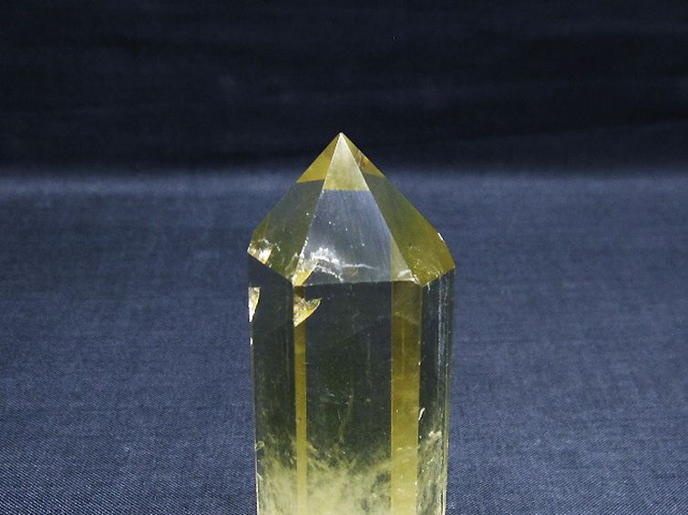シトリン水晶 六角柱[T61-13680] 2枚目