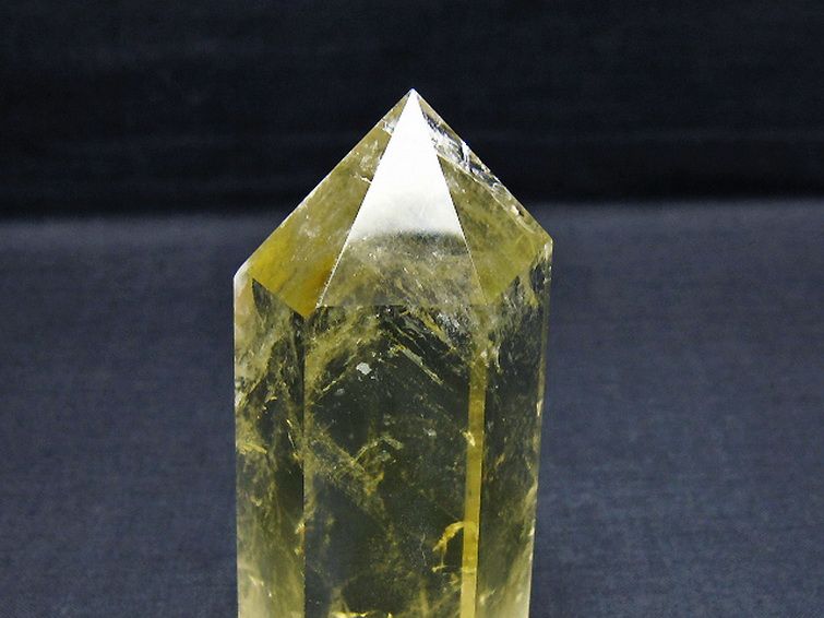 シトリン水晶 六角柱[T61-14034] 2枚目