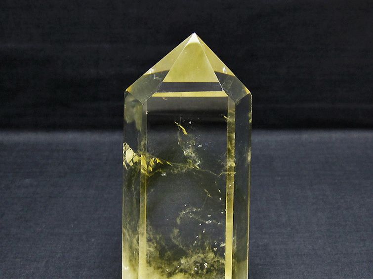 シトリン水晶ファントム 六角柱[T61-14064] 3枚目