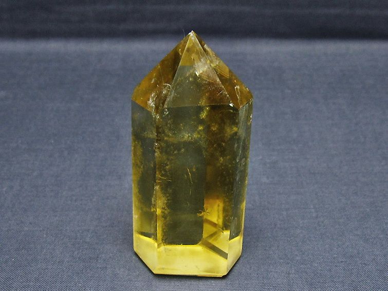 シトリン水晶 六角柱 [t61-14070] 1枚目
