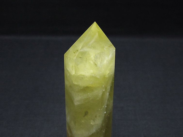 シトリン水晶 六角柱[T61-14489] 2枚目