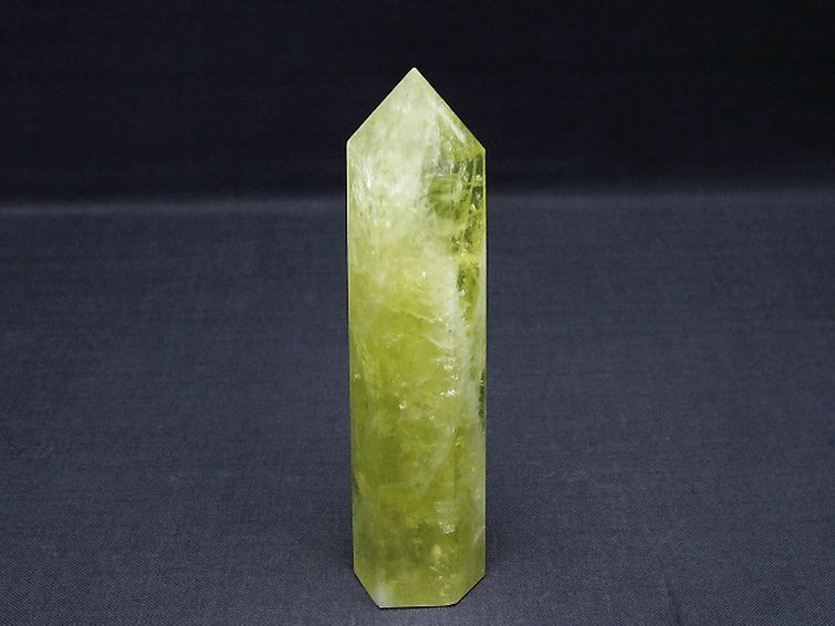 シトリン水晶 六角柱[T61-14585] 1枚目